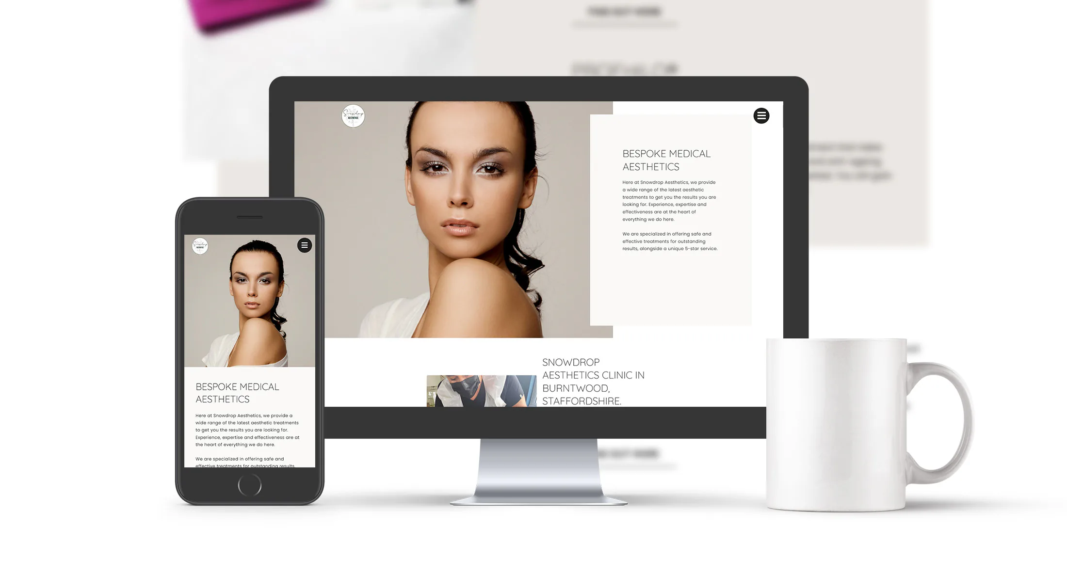 Snowdrop Aesthetics homepage